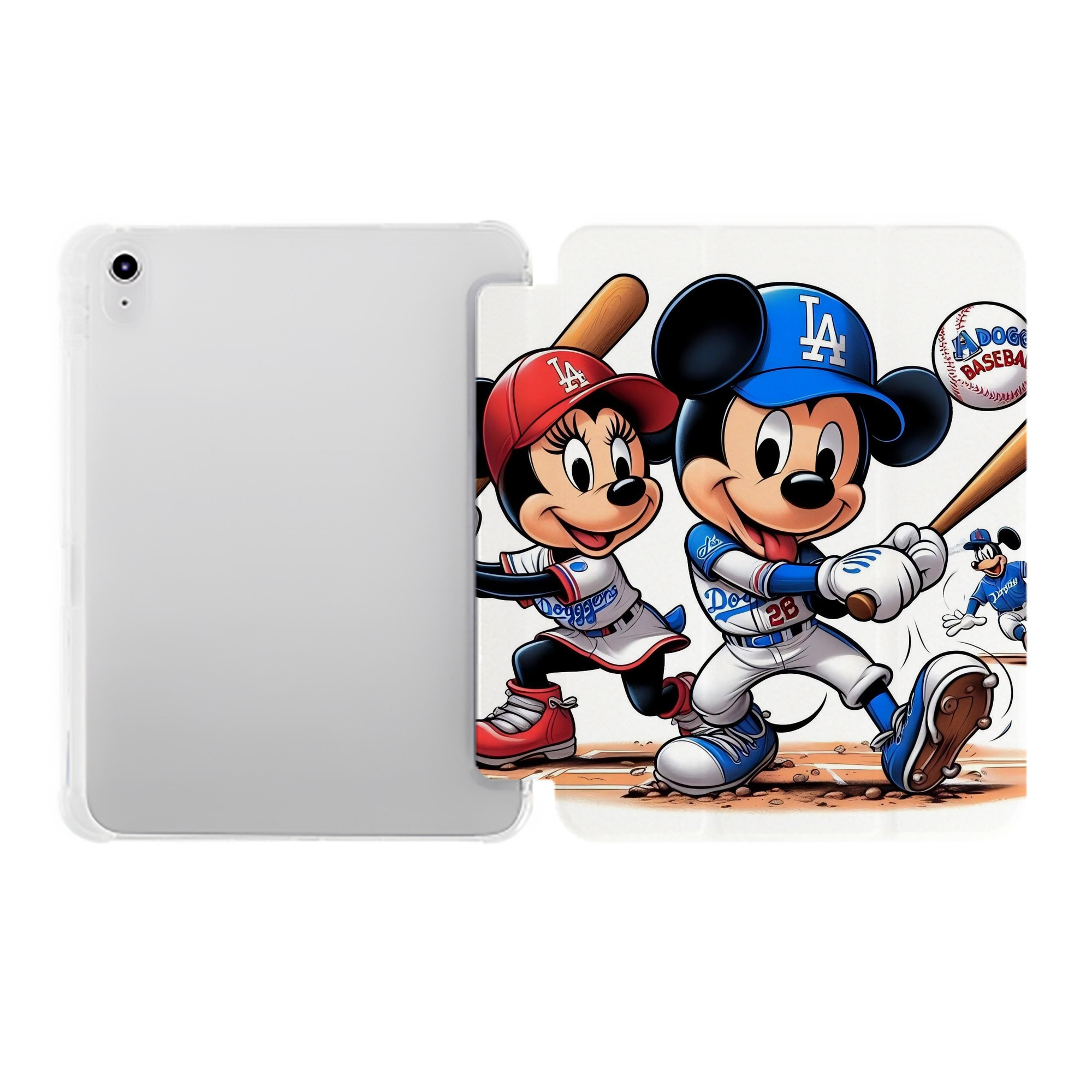  Premium Tri-Fold PU Leather & Silicone IPad Case With Pencil Slot – Fits 9.5,10.5,10.9 – Adjustable Stand, Slim, Protective